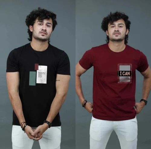 Stylish Cotton T-Shirt Combo for Men – Pack of 2