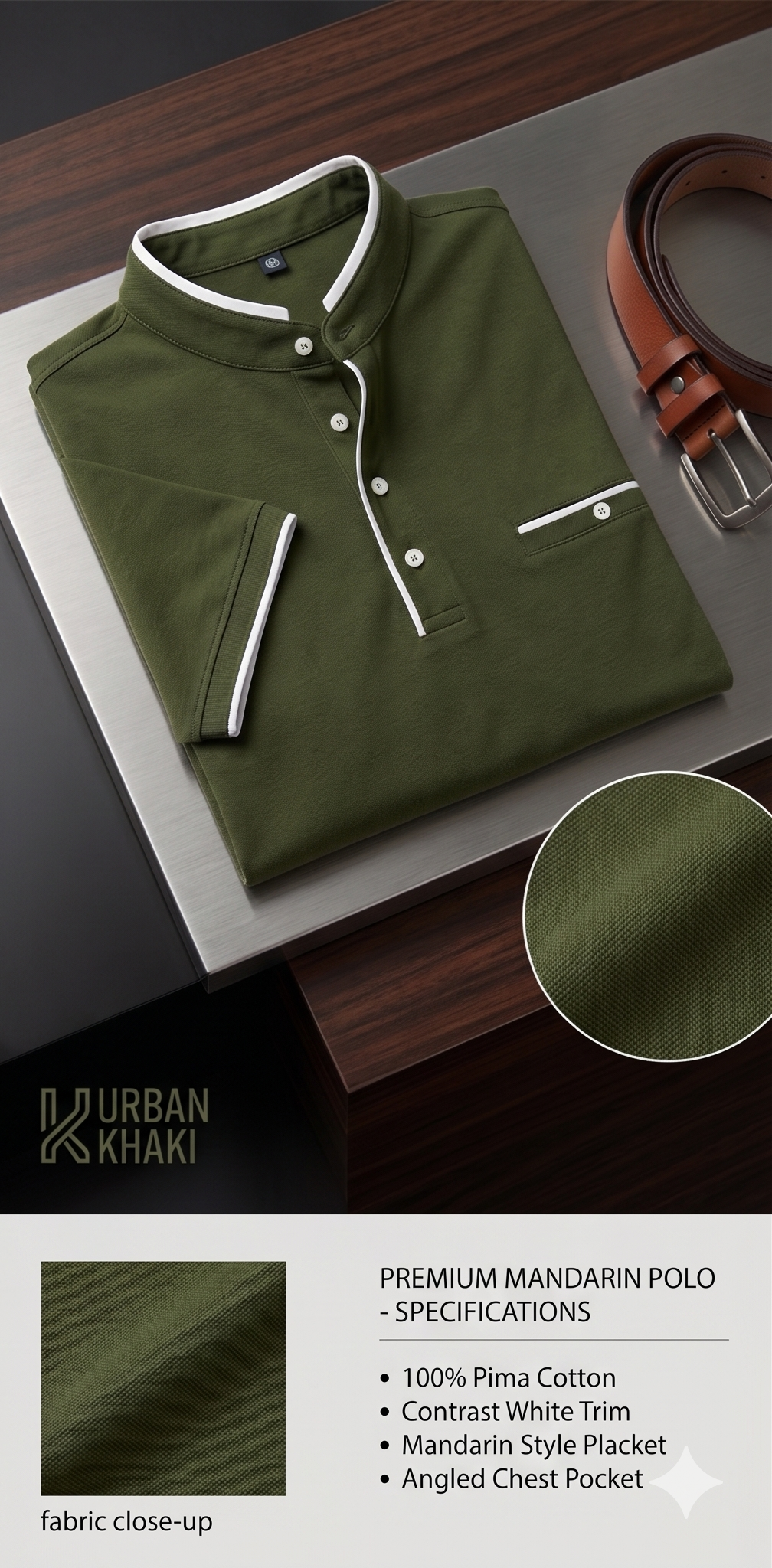 Stylish Olive Green T-Shirt for Men – Regular Fit