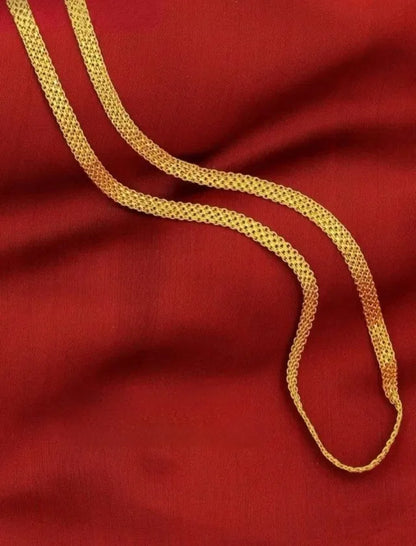 Artificial gold chain 24 inches for mens and womens
